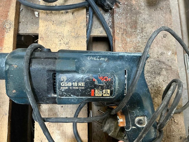 Bosch gbh3-28fe / gsb18re boormachine (2x) - afbeelding 4 van  4
