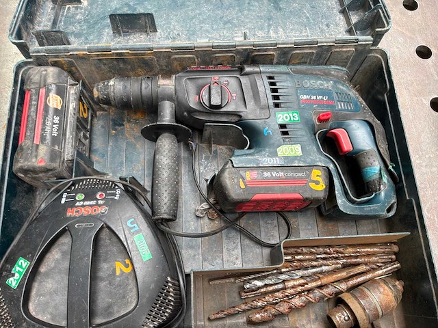 Bosch gbh36vf-li boormachine - afbeelding 2 van  3