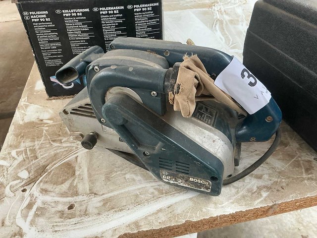 Bosch gbs 100 bandschuurmachine - afbeelding 1 van  3