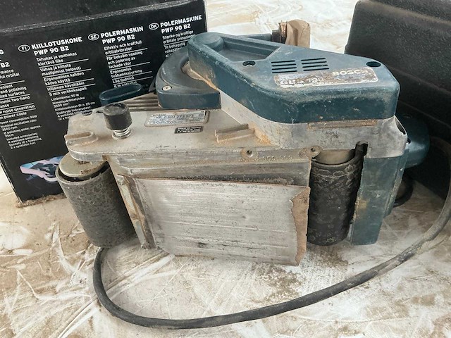 Bosch gbs 100 bandschuurmachine - afbeelding 2 van  3