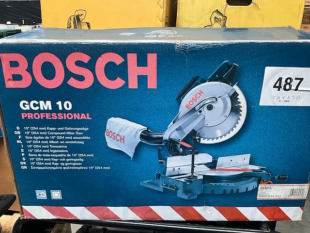 Bosch gcm 10 afkortcirkelzaagmachine - afbeelding 1 van  6