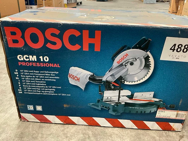 Bosch gcm 10 afkortcirkelzaagmachine - afbeelding 1 van  8