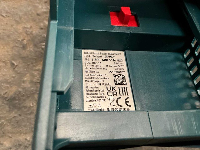 Bosch gde 18v-16 stofafzuig unit - afbeelding 5 van  5