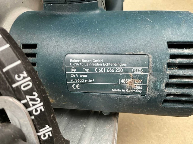 Bosch gks 24 v cirkelzaagmachine - afbeelding 4 van  7