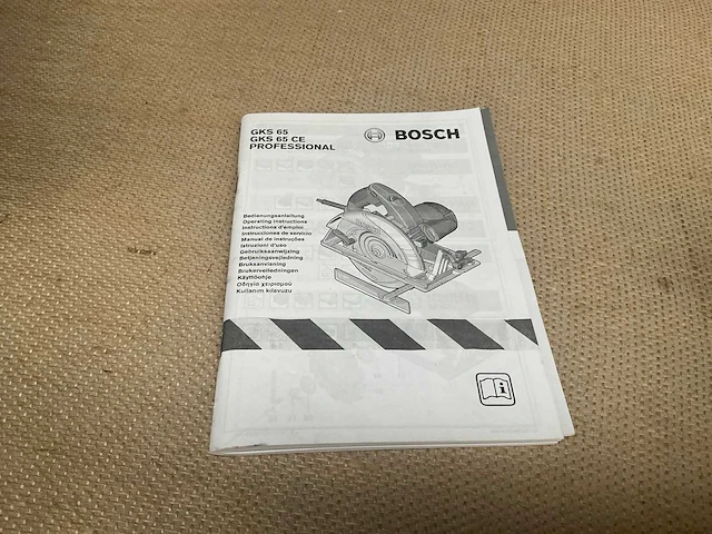 Bosch gks 65 cirkelzaagmachine - afbeelding 7 van  10