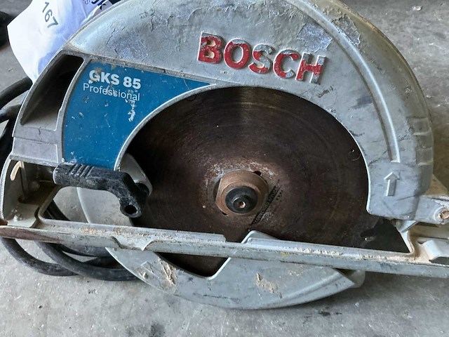 Bosch gks 85 + gbh 2600 afkortzaag + boormachine (2x) - afbeelding 4 van  5