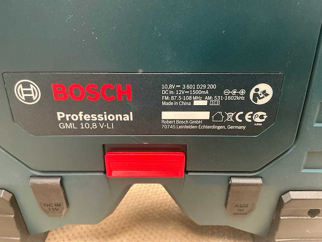 Bosch gml 10,8v-li werfradio - afbeelding 4 van  5