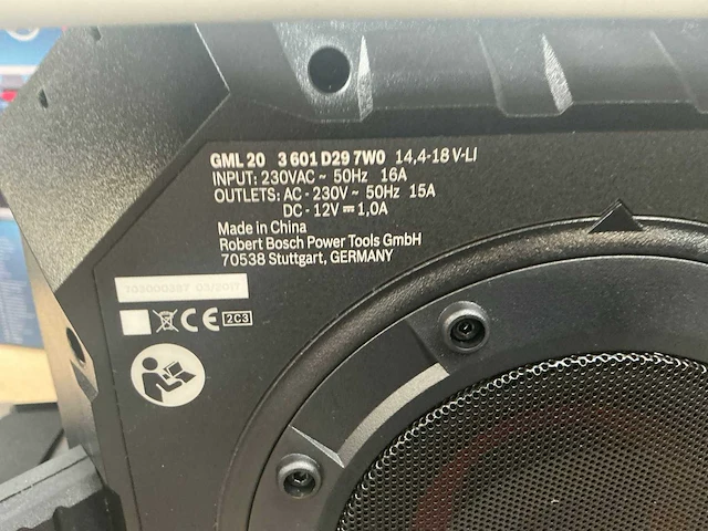 Bosch gml 20 werfradio - afbeelding 8 van  9
