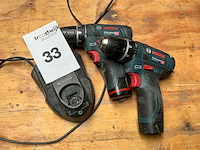 Bosch gras 12v-15 boormachine (2x) - afbeelding 1 van  4