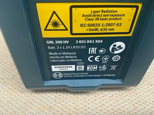 Bosch grl 300 hv bouwlaser - afbeelding 4 van  10