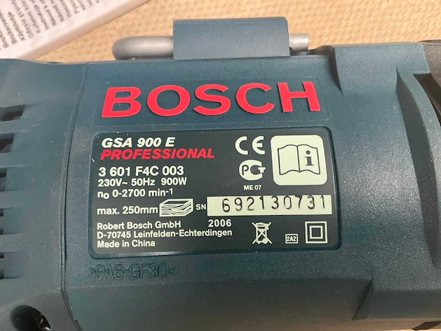 Bosch gsa 900e reciprozaag - afbeelding 5 van  5