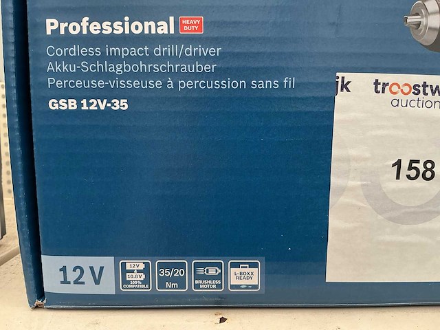 Bosch gsb 12 v-35 accu schroefmachine - afbeelding 2 van  2