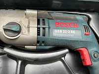 Bosch gsb20 +21re boormachine (2x) - afbeelding 1 van  4