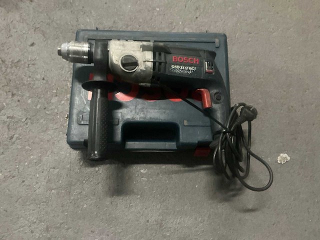 Bosch gsb21-2 rct / ghg 660 lcd boormachine / warmelucht blazer - afbeelding 2 van  6