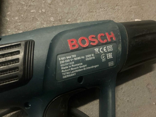 Bosch gsb21-2 rct / ghg 660 lcd boormachine / warmelucht blazer - afbeelding 6 van  6