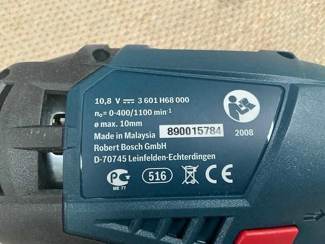 Bosch gsr 10,8v-li-2 schroefboormachine - afbeelding 8 van  8