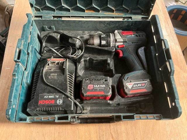 Bosch gsr 14,4 ve-2-li accu boormachine - afbeelding 2 van  5