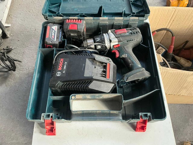 Bosch gsr 14,4 ve-2-li schroefboormachine - afbeelding 1 van  7