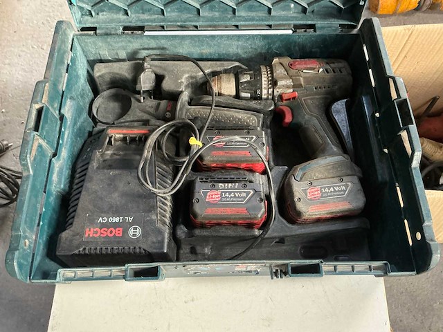 Bosch gsr 14,4 ve-2-li schroefboormachine - afbeelding 1 van  5