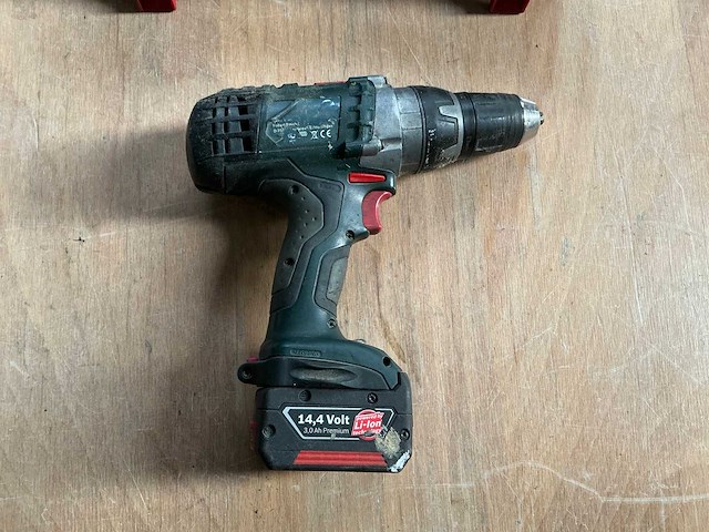 Bosch gsr 14,4 ve-li accu boormachine - afbeelding 1 van  6