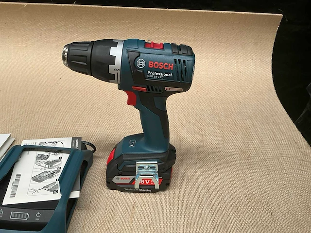 Bosch gsr 18 v-ec accu schroefboormachine - afbeelding 2 van  6
