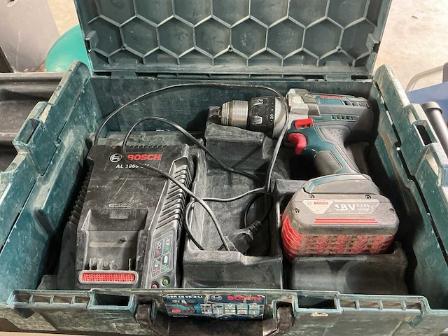Bosch gsr 18 ve-2-li accu boormachine - afbeelding 2 van  2