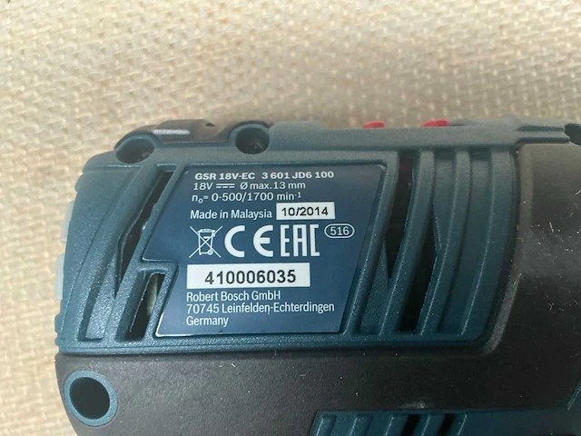 Bosch gsr 18v-li schroefboormachine - afbeelding 6 van  6