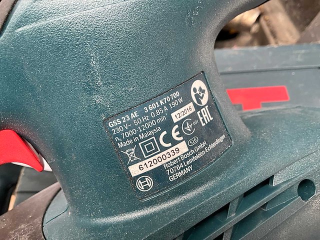 Bosch gss 23 ae schuurmachine - afbeelding 5 van  5