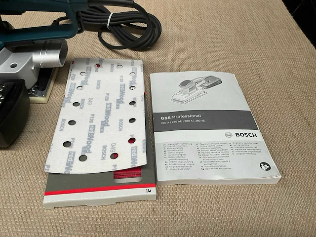 Bosch gss 280 ae vlakschuurmachines - afbeelding 3 van  6