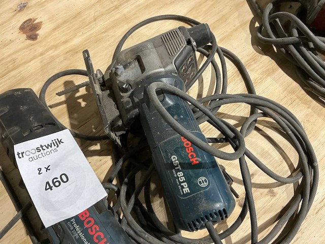 Bosch gst 85 pe decoupeerzaag + bosch gwb 10 re haakse boormachine - afbeelding 2 van  9