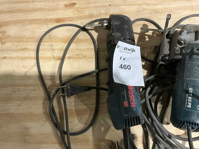 Bosch gst 85 pe decoupeerzaag + bosch gwb 10 re haakse boormachine - afbeelding 5 van  9