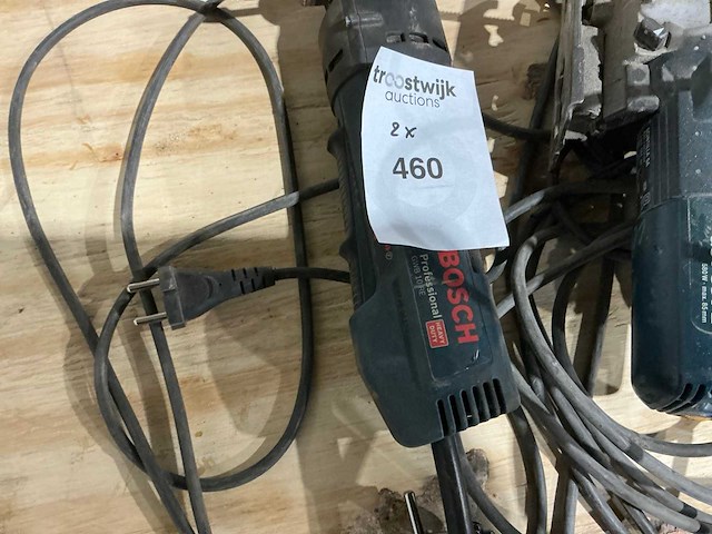 Bosch gst 85 pe decoupeerzaag + bosch gwb 10 re haakse boormachine - afbeelding 7 van  9