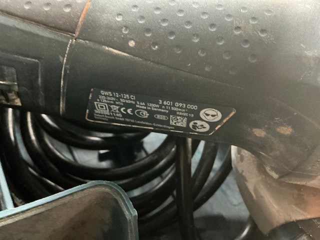 Bosch gws-12-125 haakse slijper - afbeelding 4 van  7