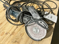 Bosch gws 14-125 schuurmachine + bosch gwb 10 re haakse boormachine - afbeelding 2 van  6