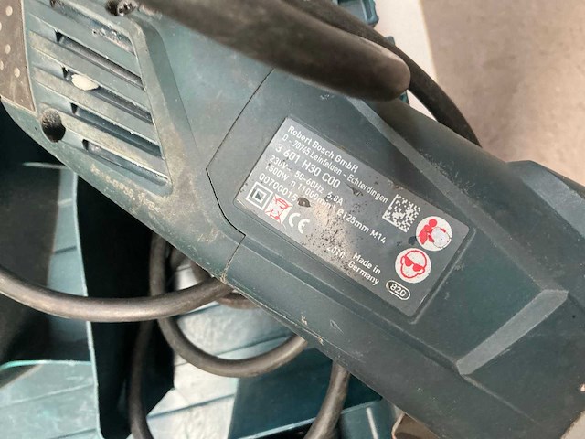 Bosch gws 15-125 cih haakse slijpmachine - afbeelding 4 van  6