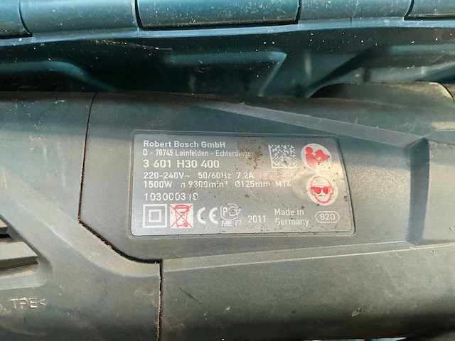 Bosch gws 15-125 cith haakse slijpmachine - afbeelding 4 van  5