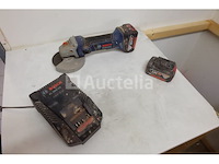 Bosch gws 18-125 v-li accu-aangedreven haakse slijpmachine - afbeelding 1 van  8