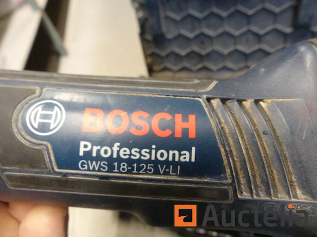Bosch gws 18-125 v-li op accu - afbeelding 4 van  7