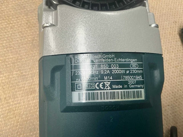 Bosch gws 20-230 / gws 8 haakse slijpmachine - afbeelding 3 van  8