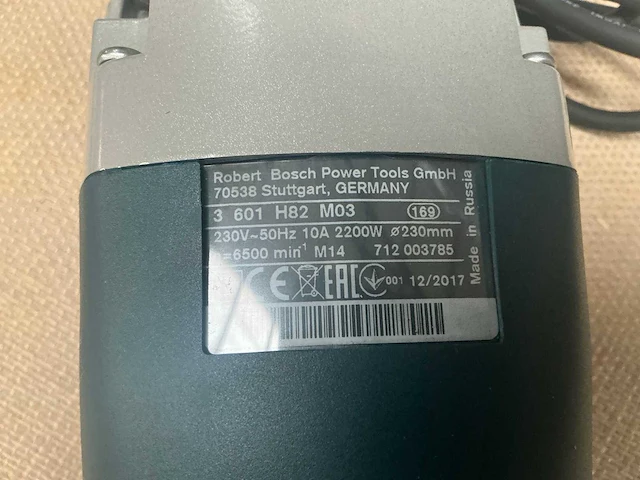 Bosch gws 22-230 jh haakse slijpmachine - afbeelding 3 van  6