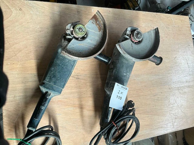 Bosch gws 24-230 elektrische haakse slijper (2x) - afbeelding 1 van  3