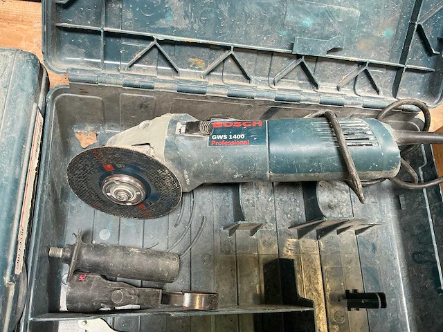 Bosch gws1400 haakse slijpmachine - afbeelding 2 van  4