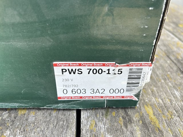 Bosch haakse slijper pws 700-115 - afbeelding 2 van  3