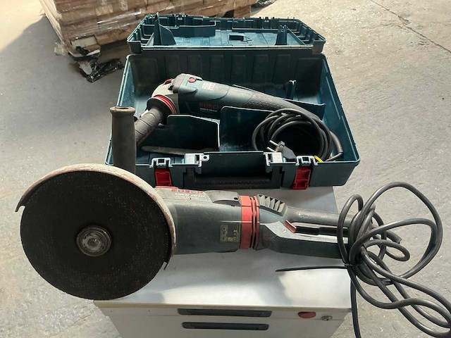 Bosch haakse slijpmachine (2x) - afbeelding 1 van  10