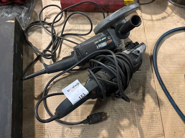 Bosch haakse slijpmachine (2x) - afbeelding 1 van  3