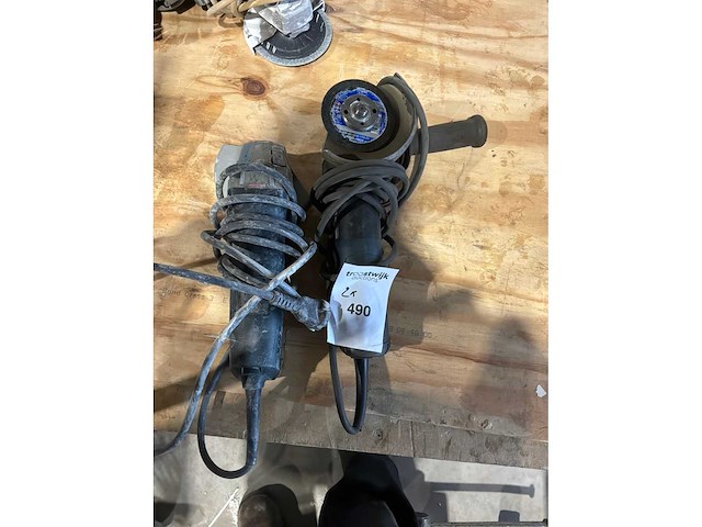 Bosch haakse slijpmachine (2x) - afbeelding 1 van  6