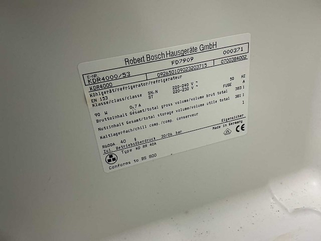 Bosch kdr4000 koelkast - afbeelding 7 van  7