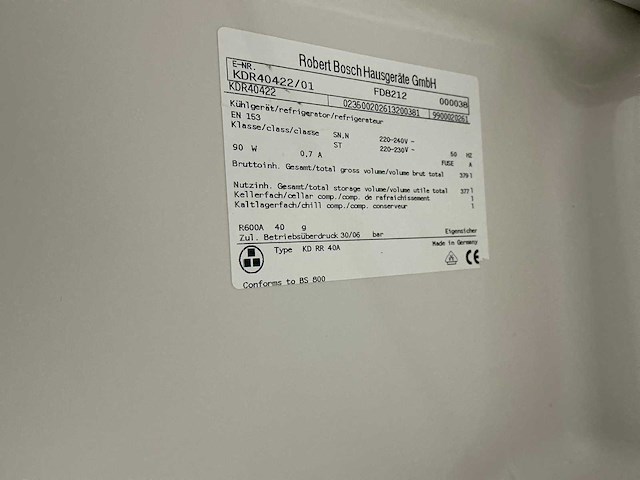 Bosch kdr40422 koelkast - afbeelding 7 van  7