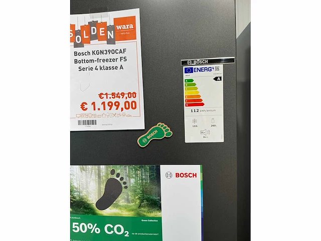Bosch kgn39ocaf combi-koelkast - afbeelding 3 van  8