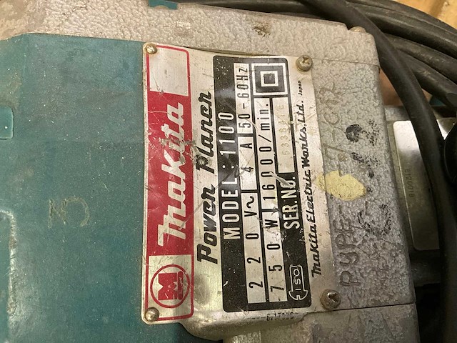 Bosch-makita schaafmachine (3x) - afbeelding 3 van  5